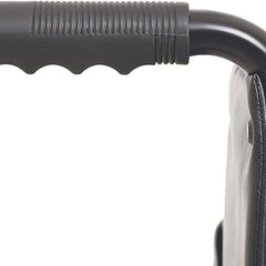 Probasics K2 Wheelchair with flip back removable padded armrests and Elevating Leg rest ,8" x 1" Front 24" Back Wheels ,300 lbs Weight Capacity ,16" x 16" ,WC21616DE