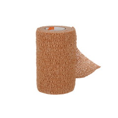 Cohesive Bandage 3M Coban 1 Inch X 5 Yard Self-Adherent Closure Tan NonSterile Standard Compression, Packaging Type- Case