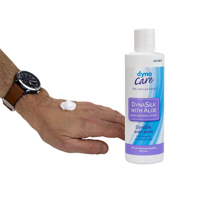 dynarex dynasilk with aloe hand and body lotion