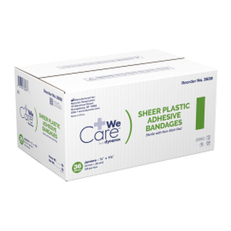 sheer plastic adhesive bandages sterile 11
