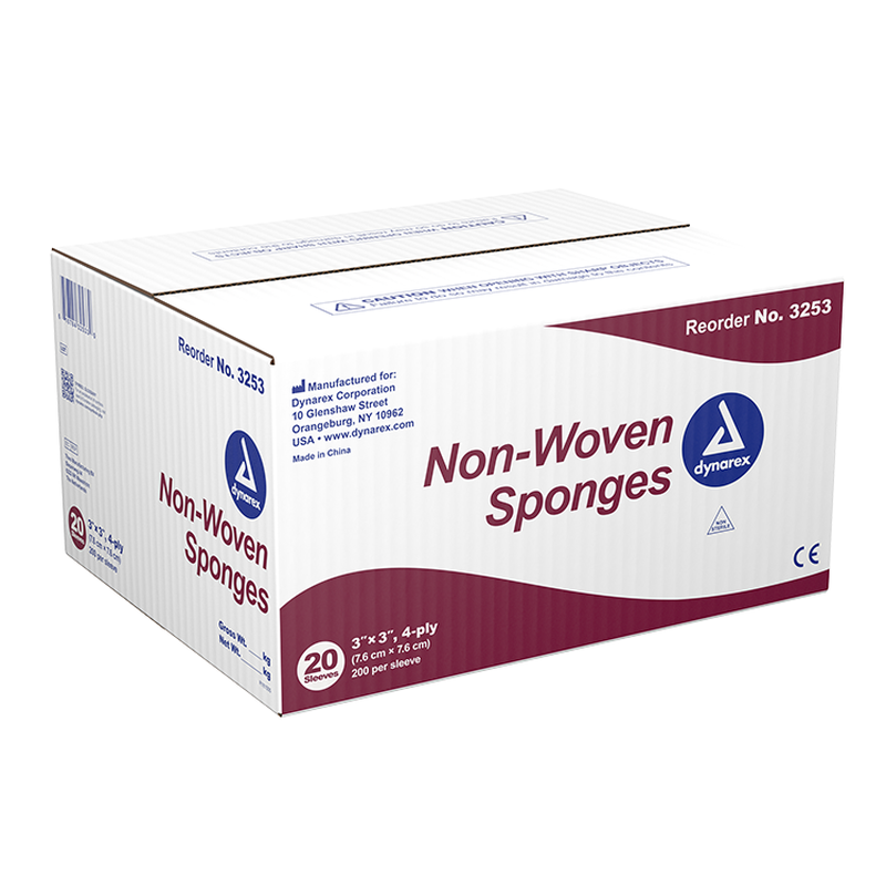 dynarex non woven sponges sterile non sterile