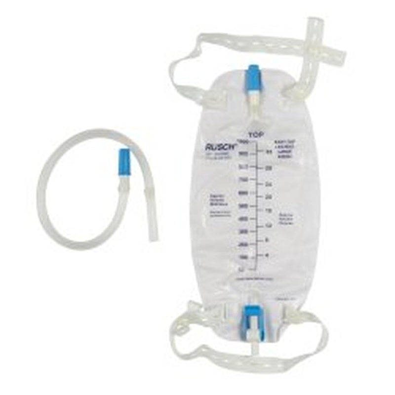 Urinary Night Drainage System Urocare Anti-Reflux Valve NonSterile 2000 mL High-Density Polyethylene (HDPE) | BOX