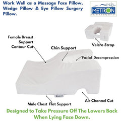 face down pillow 17 x 14 x 6 2 5