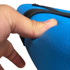 ultracommode™ foldable commode and shower chair soft warm padded portable and foldable xl toilet seat with open front