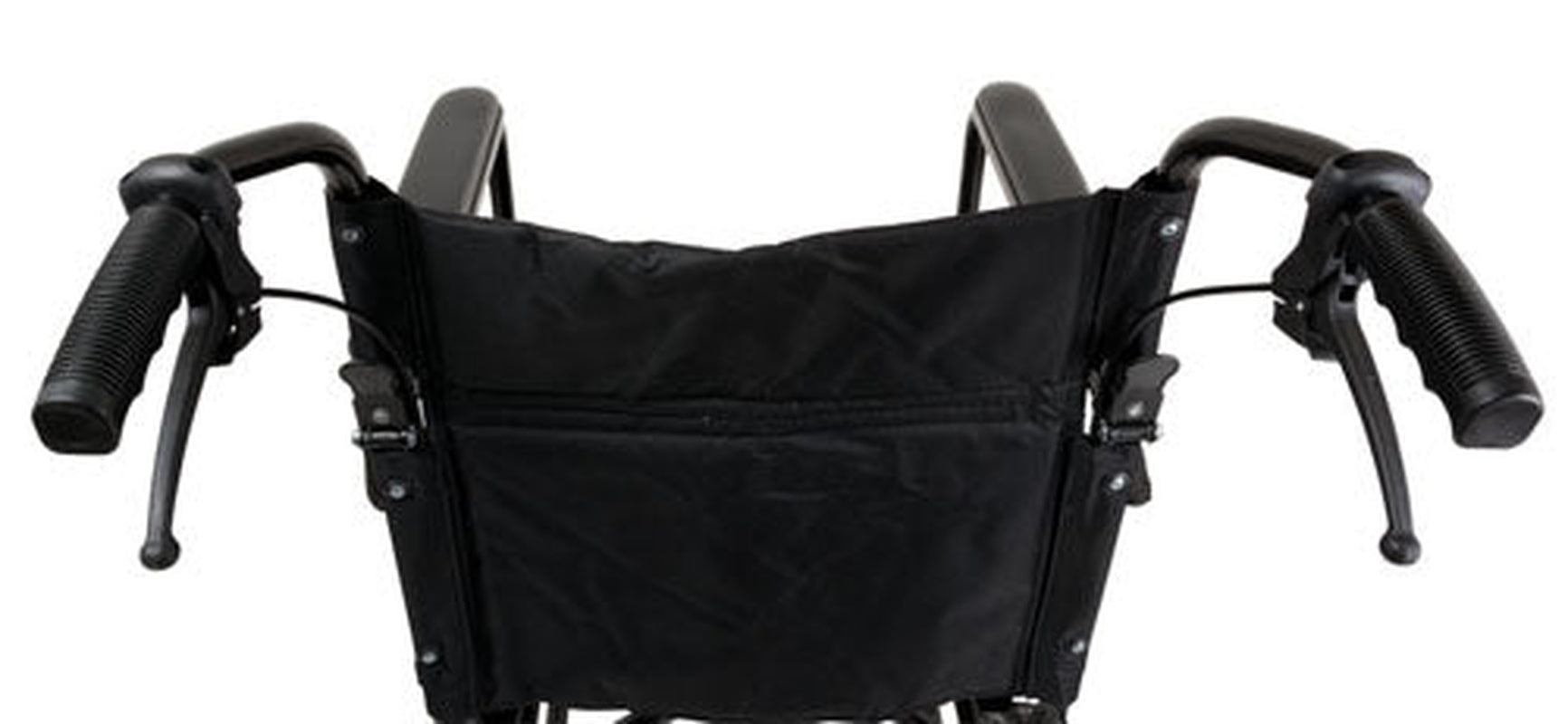 Probasics Expedition Aluminum Transport Wheelchair with Padded full-length permanent armrests and Swing-away Footrests ,12 inch Rear Wheels ,300 lbs Weight Capacity ,TCA191612BK