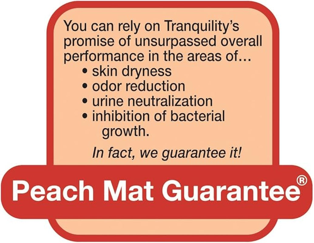 disposable underpad tranquility air plus powersorb material absorbency
