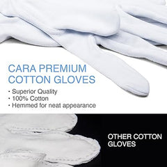 Cotton Gloves - White X-large (pair) Fits 9-1/2 - 10-1/2