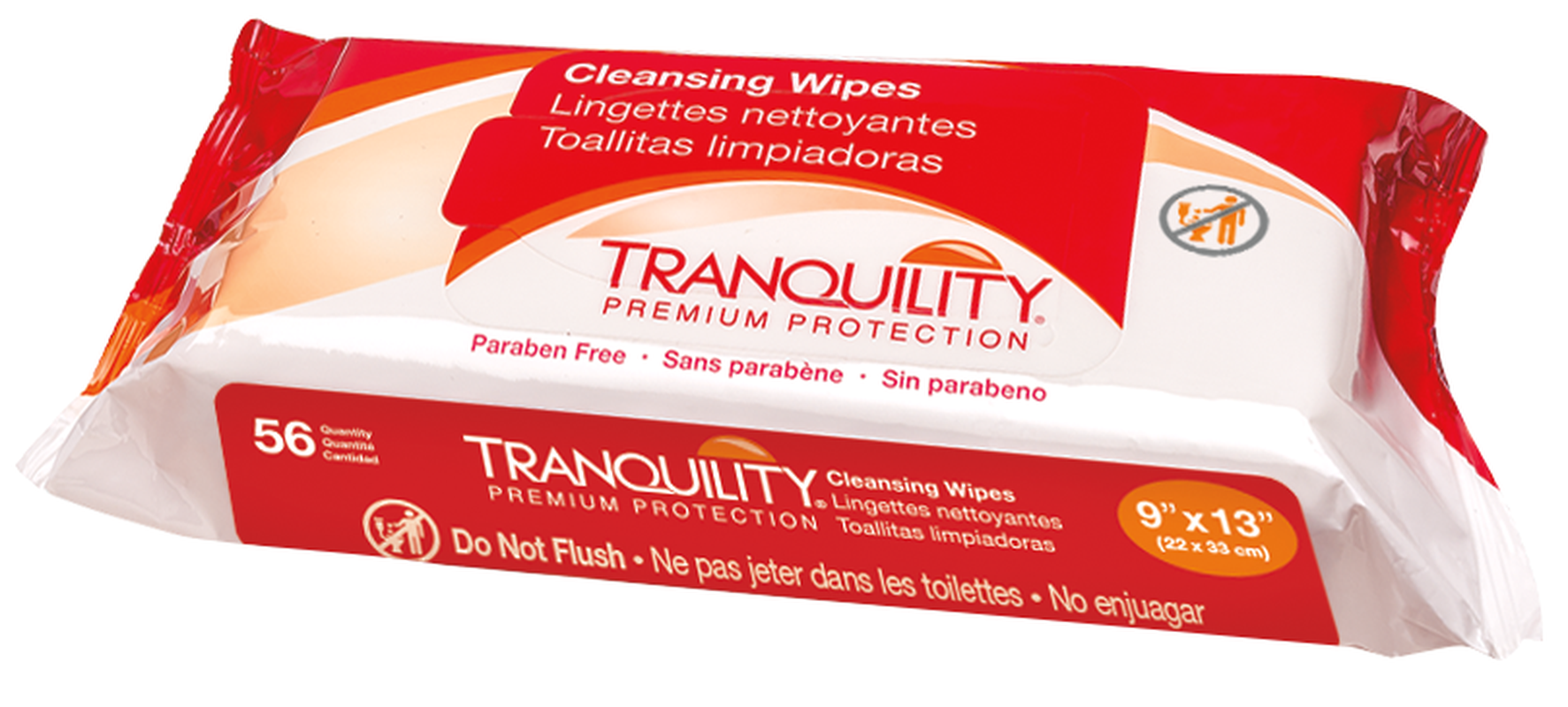 personal cleansing wipe tranquility soft pack scented 56 count packaging type case
