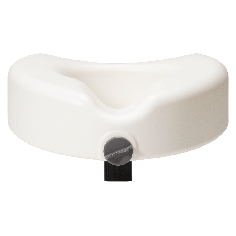 dynarex raised toilet seat with arms