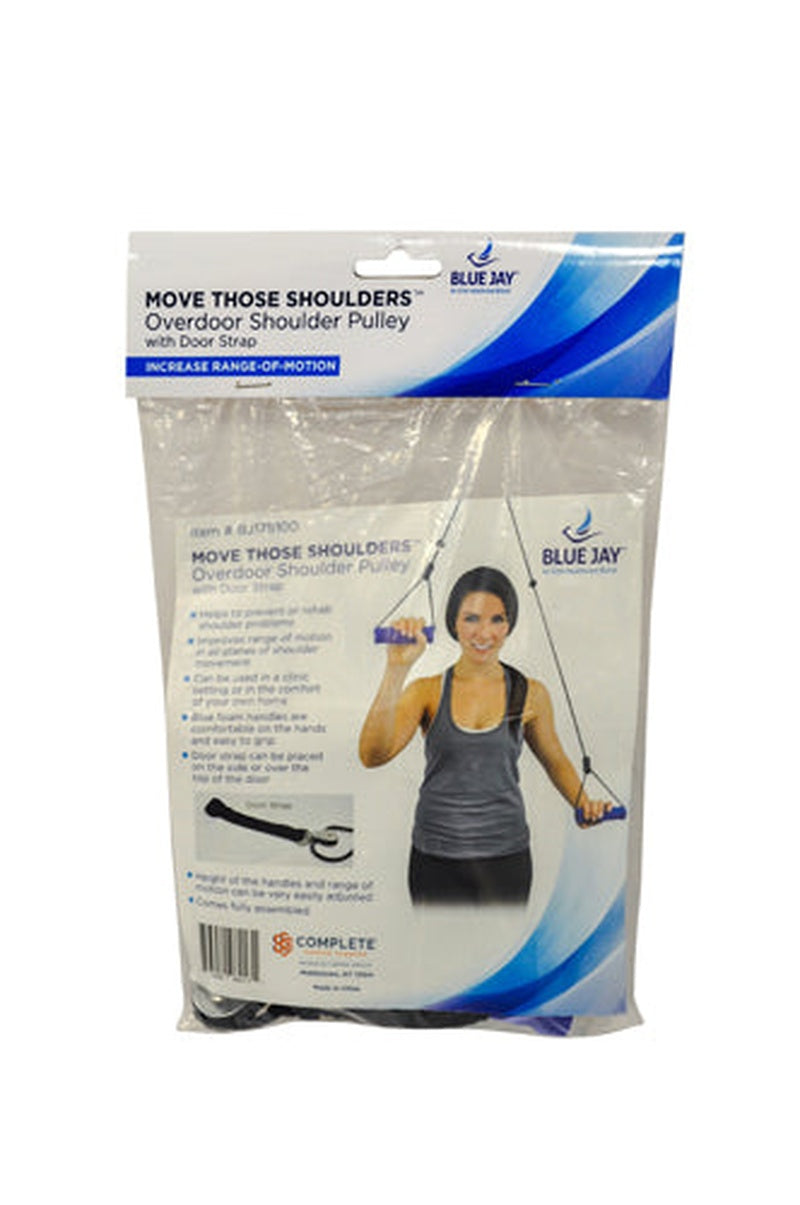 Overdoor Shoulder Pulley With Straps Blue Jay Brand