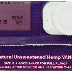 Pacific Natural Foods Hemp Vanilla - Unsweetened - Case Of 12 - 32 Fl Oz.