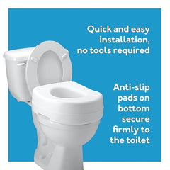 Raised Toilet Seat 5 1/2 High Carex