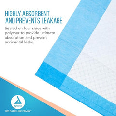 disposable underpad dynarex fluff absorbency
