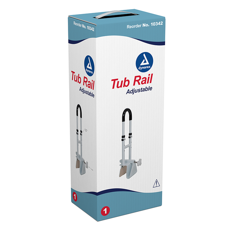 dynarex adjustable tub rail