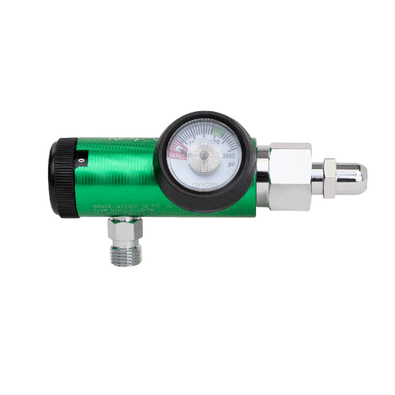 Dynarex CGA 540 Style Oxygen Regulator - 0-15 LPM