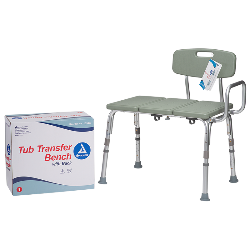 dynarex tub transfer bench bariatric padded