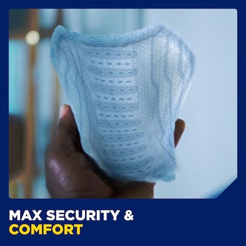 bladder control pad tena men maximum 8 inch length heavy absorbency dry fast core one size fits most packaging type case