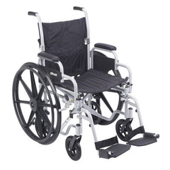 Pollywog transport combination wheelchair full product view on white background