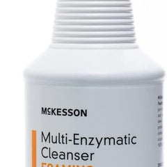 Multi-Enzymatic Instrument Detergent McKesson Foam RTU 1 Quart Bottle Fresh Rain Scent, Packaging Type- Case