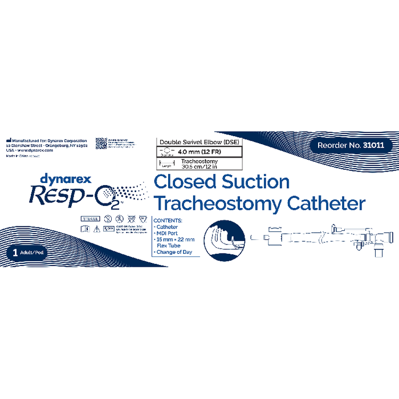 closed suction tracheal catheter w t piece 10fr