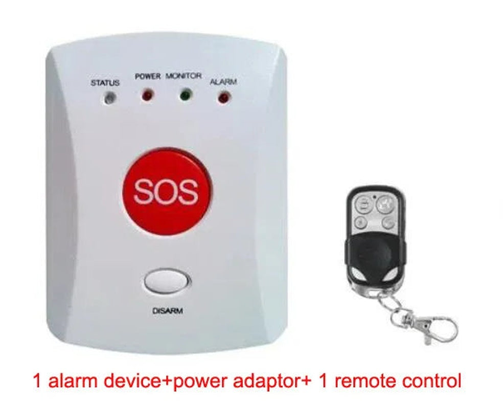 emergency calling gsm panic system for the senior elderly people care with speaker sos button optional