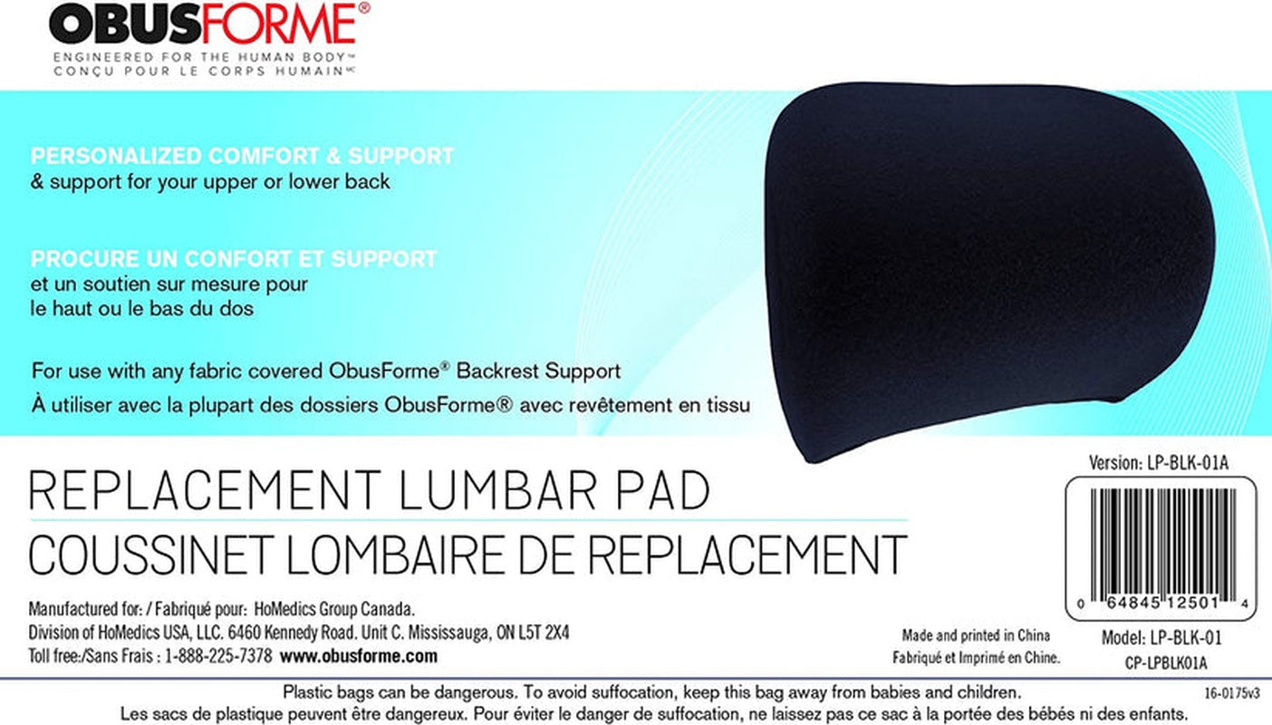 Lumbar Pad Replacement Only for Wideback Lowback etc.