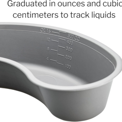 emesis basin mckesson graphite 20 oz plastic single patient use packaging type each