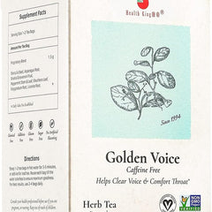 Health King Golden Voice Herb Tea - 20 Tea Bags