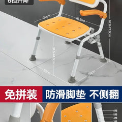 collapsible bath stool japanese antirollover nonslip chair for elderly and pregnant safe bathing comfort compact and secure