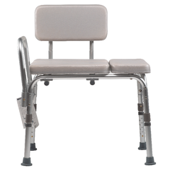 Dynarex Padded Tub Transfer Bench - Enhance safety and comfort with this adjustable, sturdy transfer bench designed for easy bathing access. Ideal for seniors and those with mobility challenges.