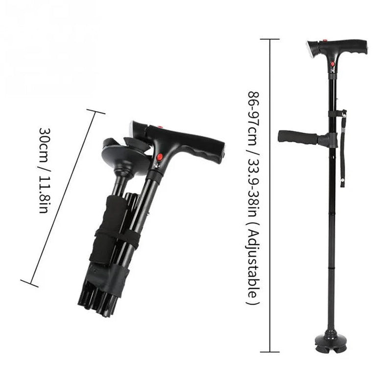 Collapsible Telescopic Folding Cane All Care Store