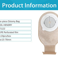 10 pcs ostomy bags double side non woven back open pouch bags with clip closure carbon filter colostomy bags max stoma 70mm