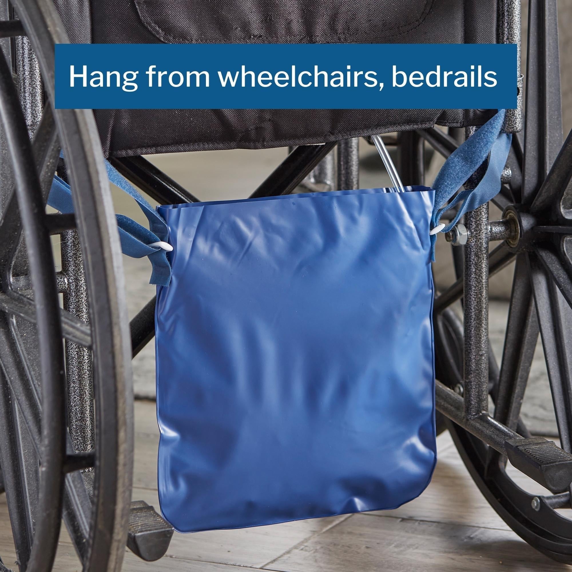urinary drainage bag holder mckesson for wheelchair geri chair or bed rails packaging type each