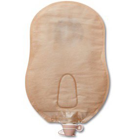 Urostomy Pouch Premier One Piece System 9 Inch Length Convex, Pre Cut 7/8 Inch Stoma Drainable