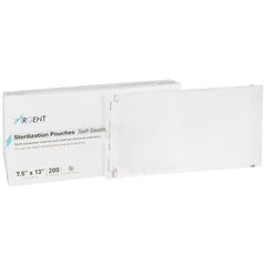 Sterilization Pouch McKesson Argent Sure Check Ethylene Oxide (EO) Gas / Steam 7 1/2 X 13 Inch Transparent / Blue Self Seal Paper / Film
