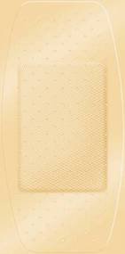 Adhesive Strip American White Cross Stat Strip 2 X 4 Inch Fabric Rectangle Tan Sterile