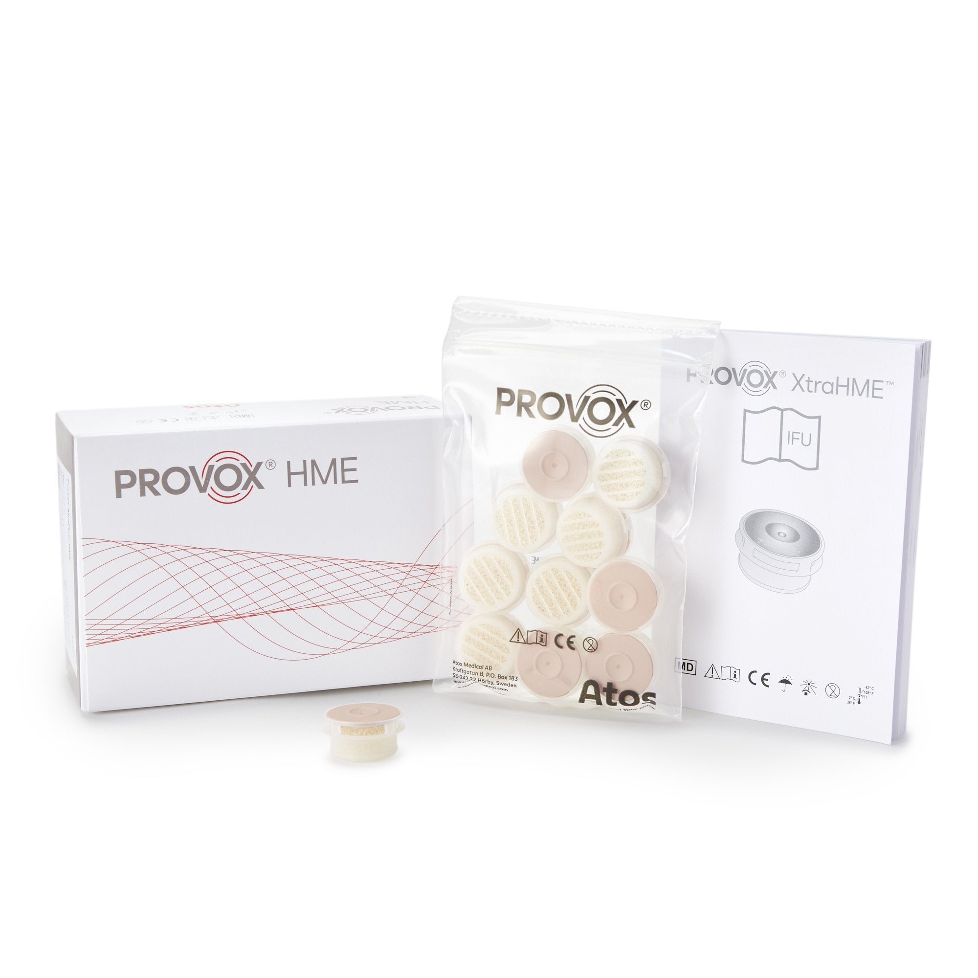 Heat and Moisture Exchanger with Filter-Trach Provox XtraFlow HME