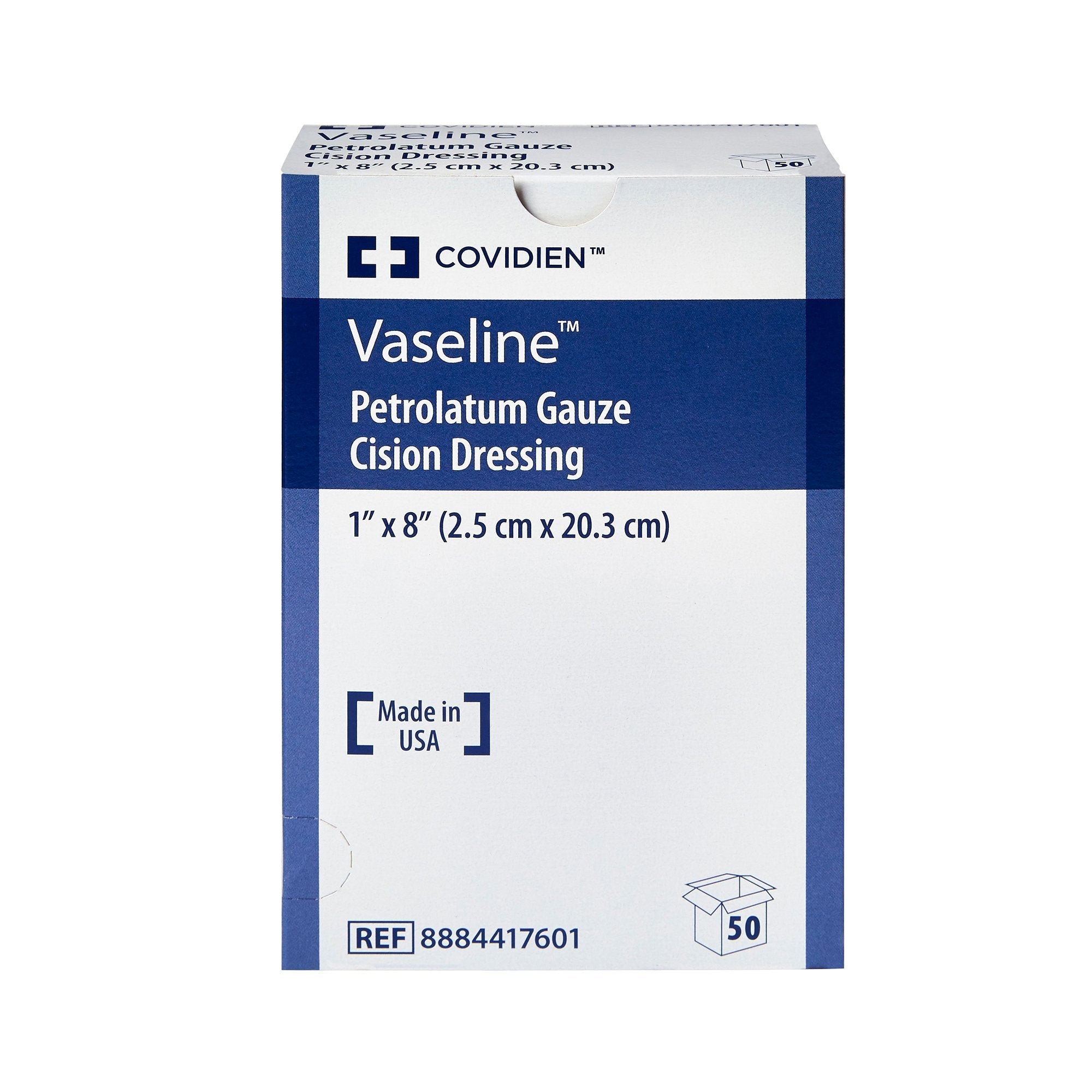 vaseline petrolatum impregnated dressing 1 x 8 inch vaseline petrolatum impregnated dressing mk167694bx