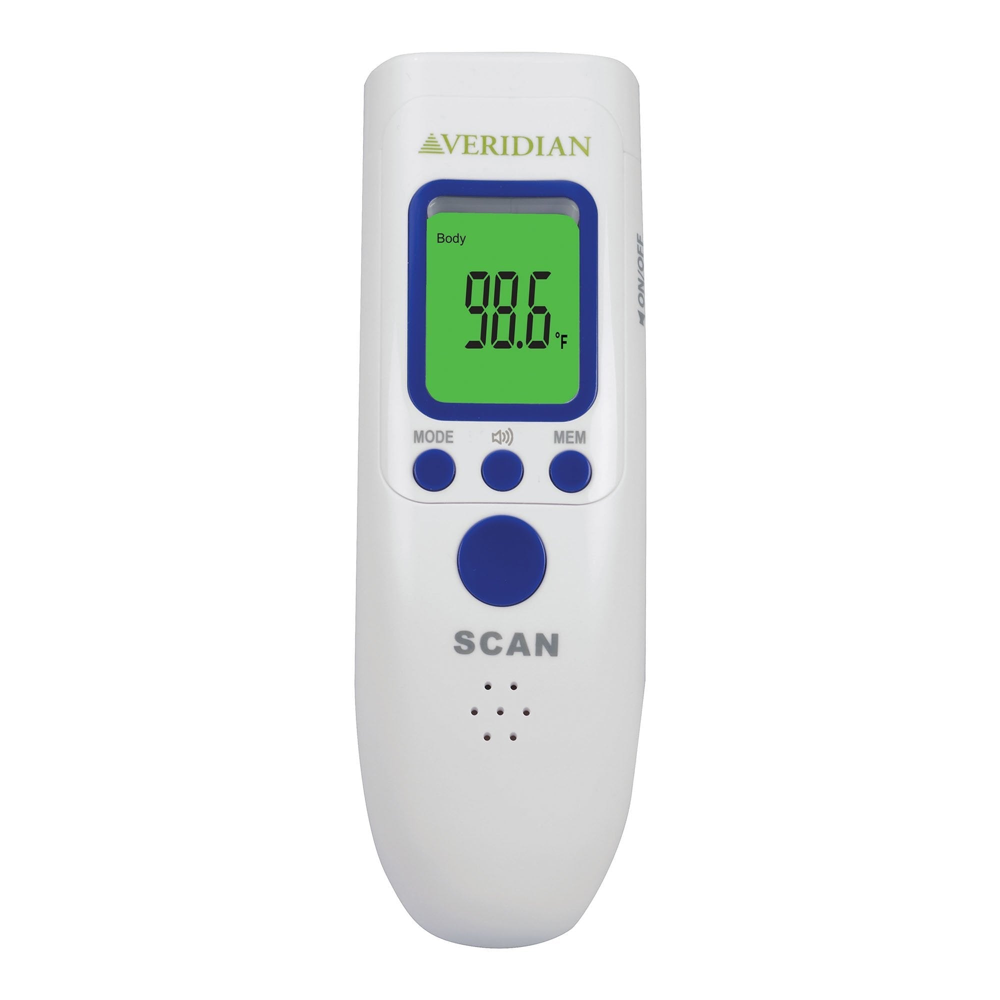 Non Contact Skin Surface Thermometer Veridian Infrared Skin Probe Handheld