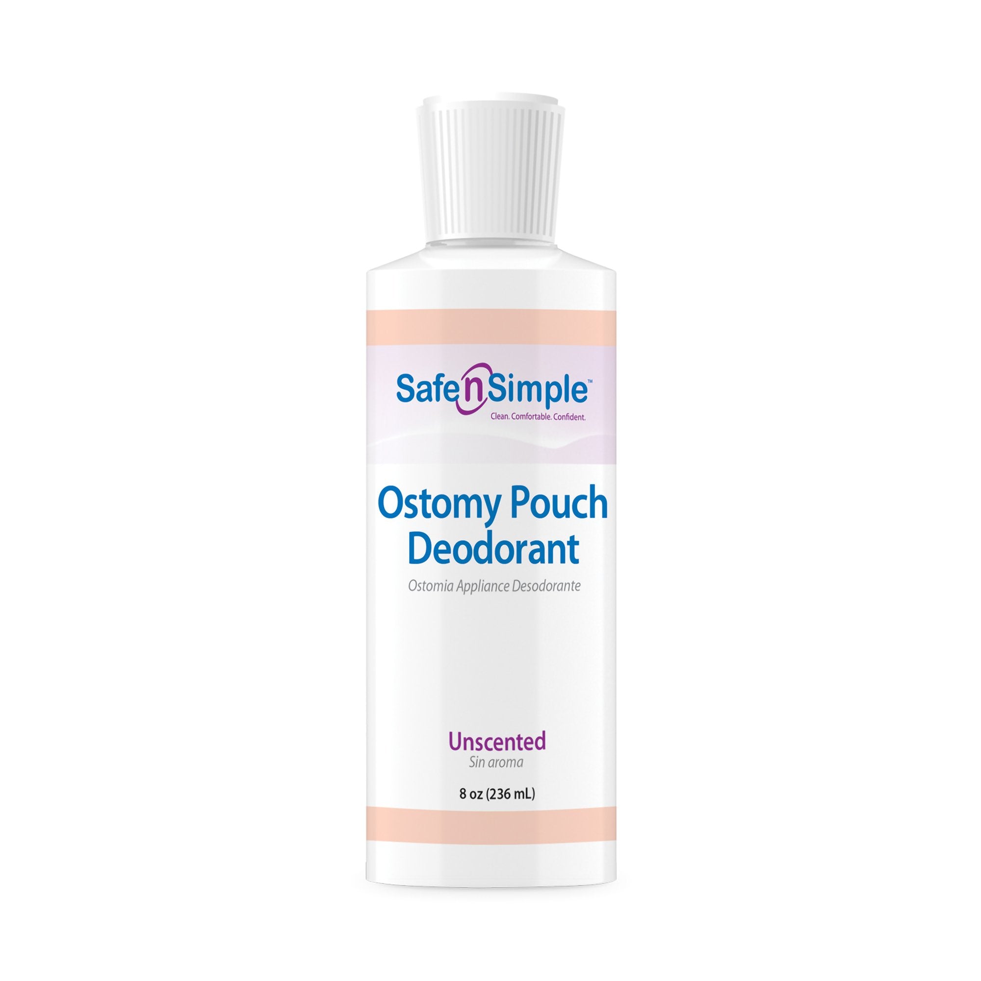 Ostomy Appliance Deodorant Safe n Simple 8 oz. Bottle