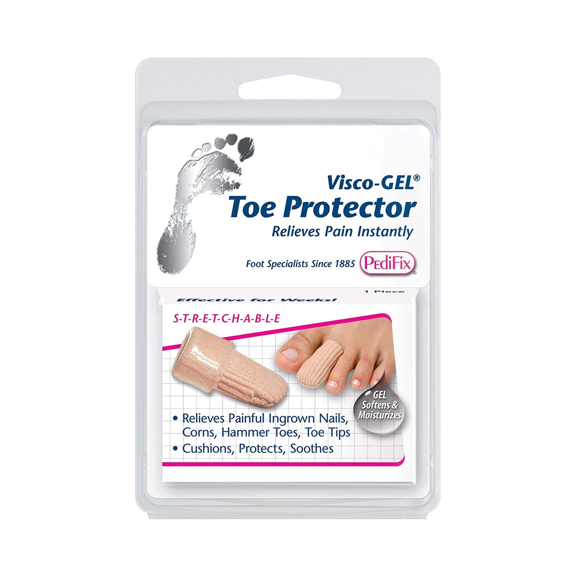 Toe Protector Visco GEL Toe Protector Small Pull On Foot