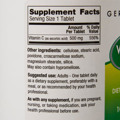 vitamin c supplement geri care ascorbic acid 500 mg strength tablet 1 000 per bottle