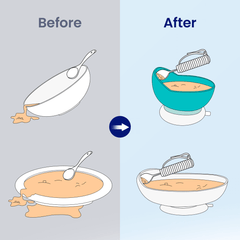 vocic at12 spill proof scoop plate and bowl
