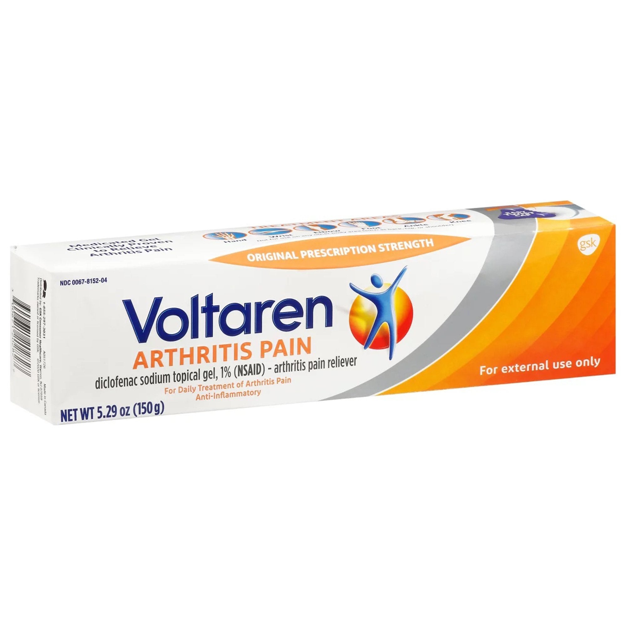voltaren arthritis pain topical gel 5 29 ounce tube 0 topical pain relief mk1169332ea