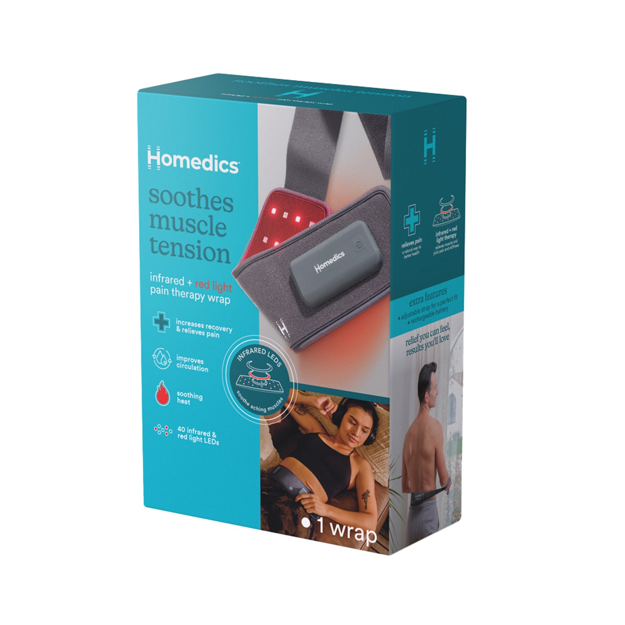 Infrared + Red Light Pain Therapy Wrap HoMedics