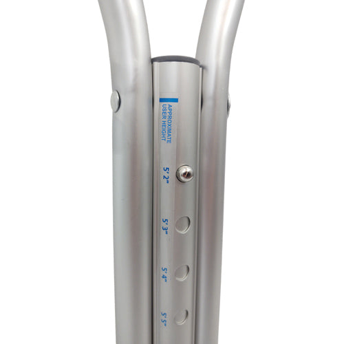 walk with me aluminum adj crutches adult cs 8pr