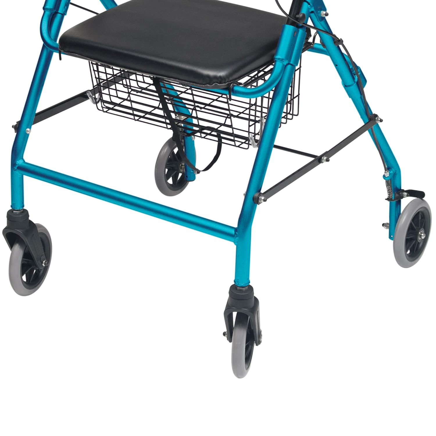walkabout wide 4 whl rollator aqua
