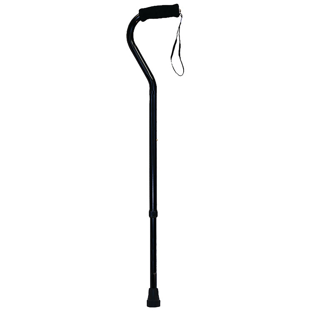 ProBasics Offset Cane with Strap (Black),