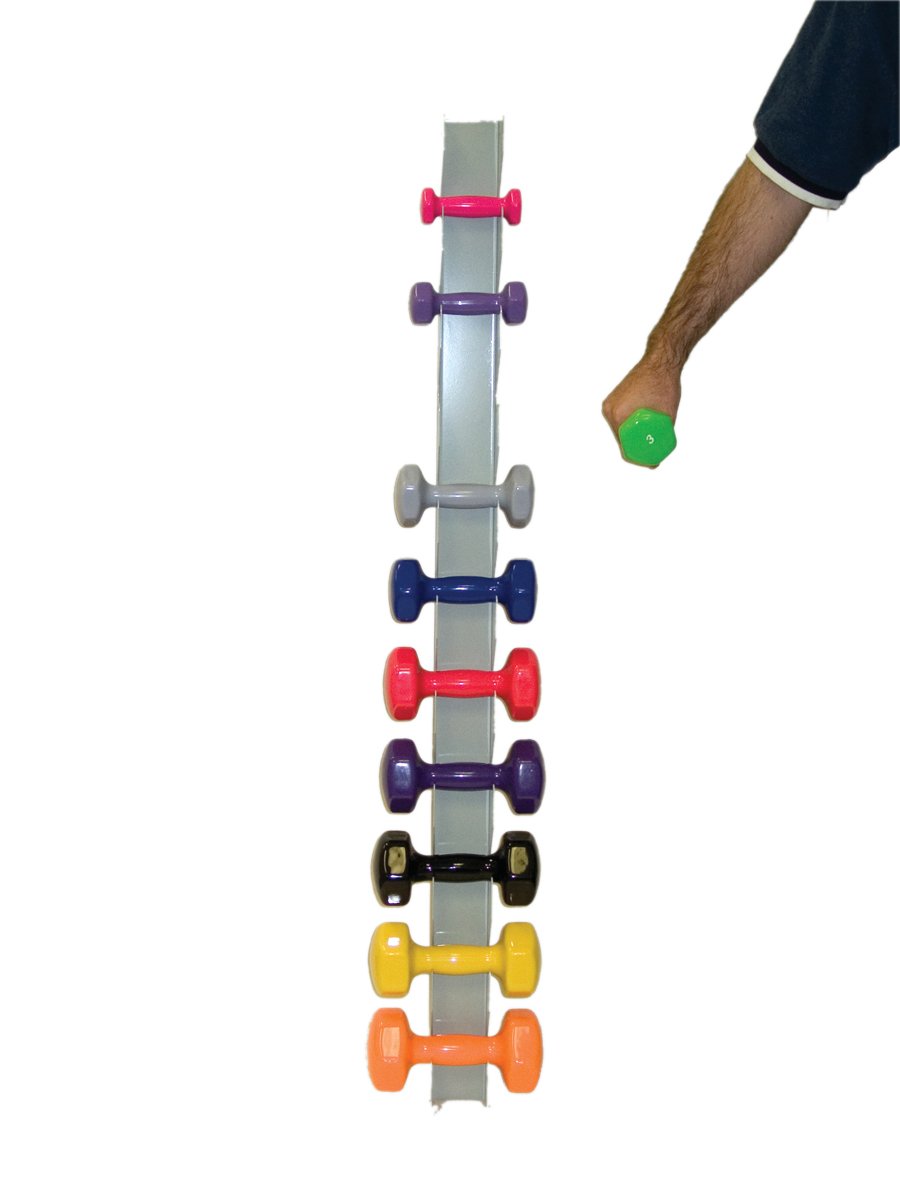 Wall Rack Cando Holds 10 Dumbbells