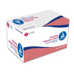 Water Resistant Dressing Retention Tape without Liner Dynarex White 6 Inch X 11 Yard Nonwoven / Adhesive NonSterile